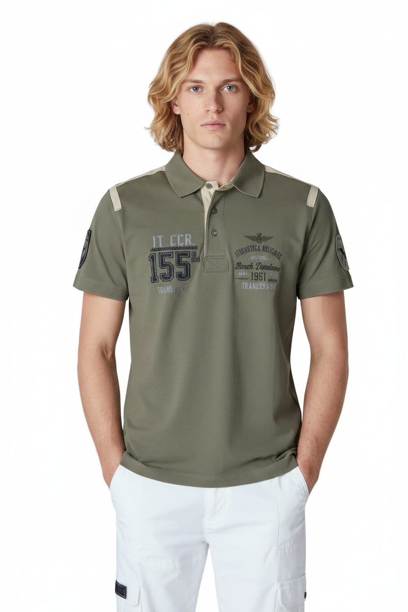 Polo maniche corte AERONAUTICA MILITARE - 251PO1860P173