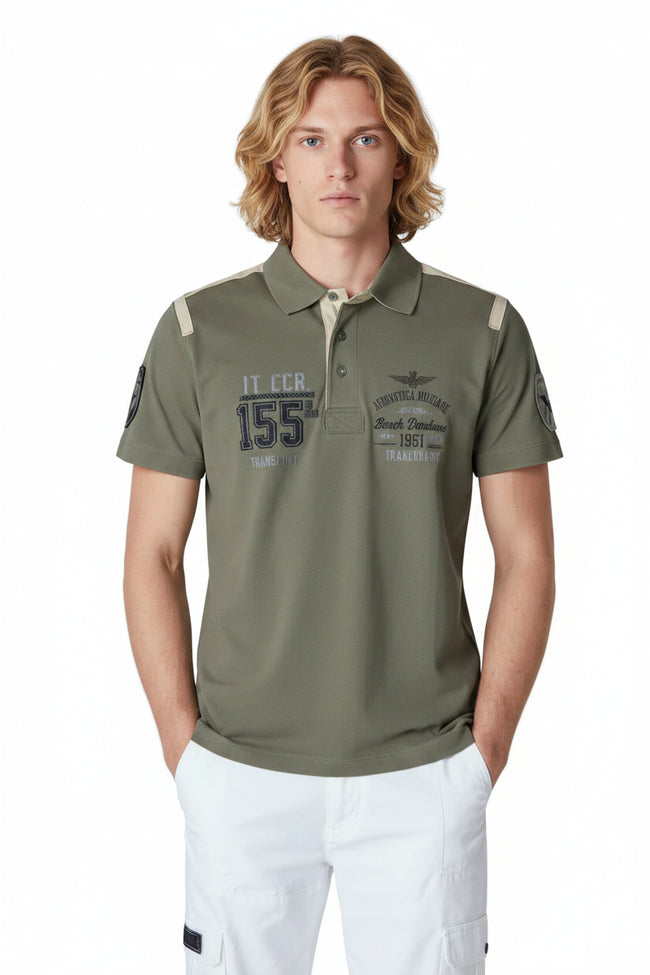 Polo maniche corte AERONAUTICA MILITARE - 251PO1860P173