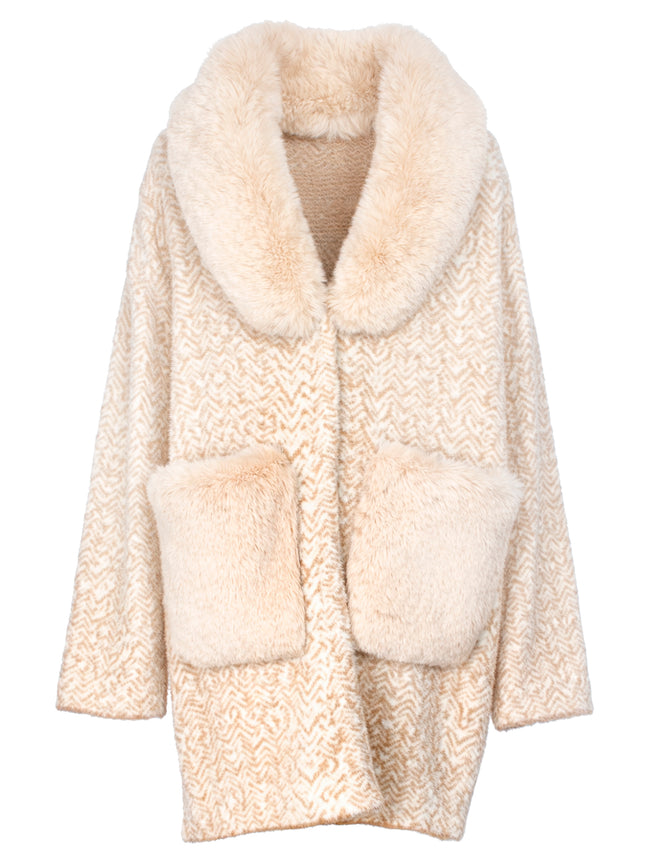 Giacca Lunga Jacquard AYFEE - CAM261329