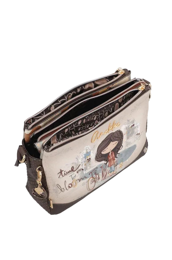 Borsa Tracolla 3 Scomparti ANEKKE TULIP - 43703-184