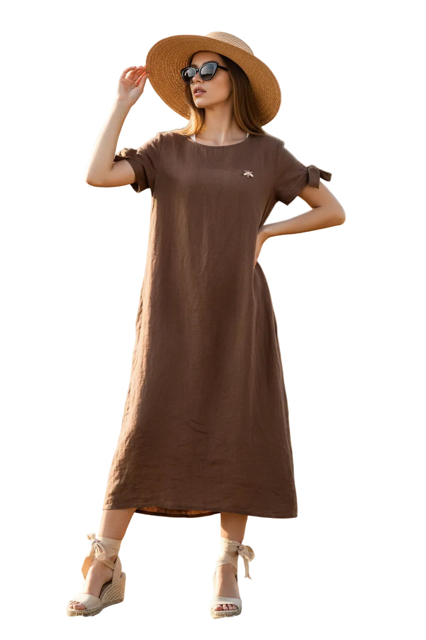 Vestito lungo smanicato AYFEE - CAM26451
