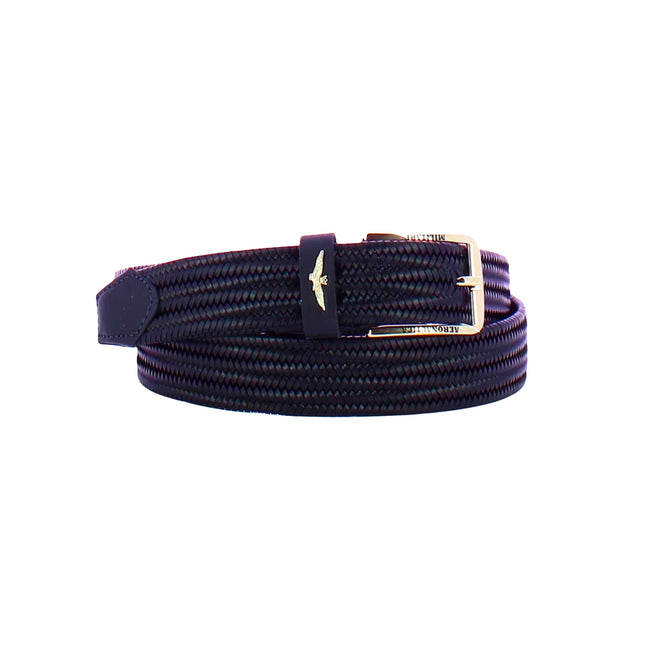Cintura in pelle elasticizzata AERONAUTICA MILITARE - AM416