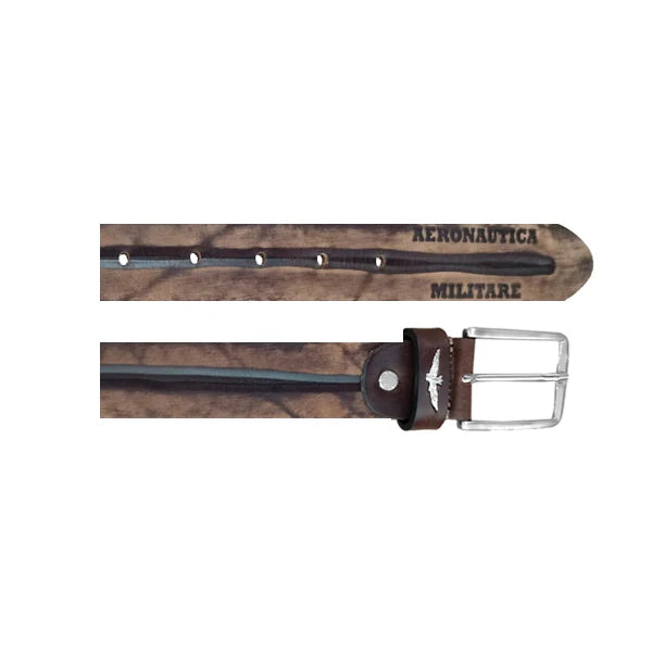 Cintura in pelle spazzolata AERONAUTICA MILITARE - AM421
