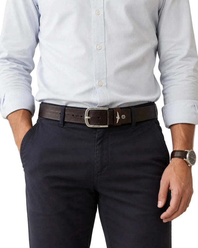 Cintura in pelle AERONAUTICA MILITARE - AM400