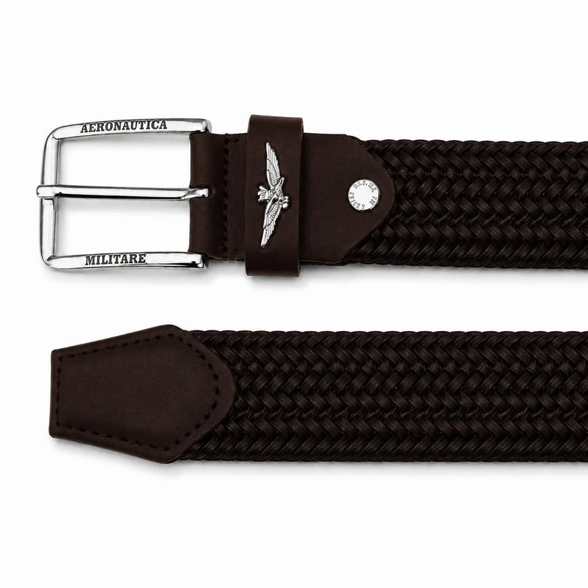 Cintura in pelle elasticizzata AERONAUTICA MILITARE - AM416