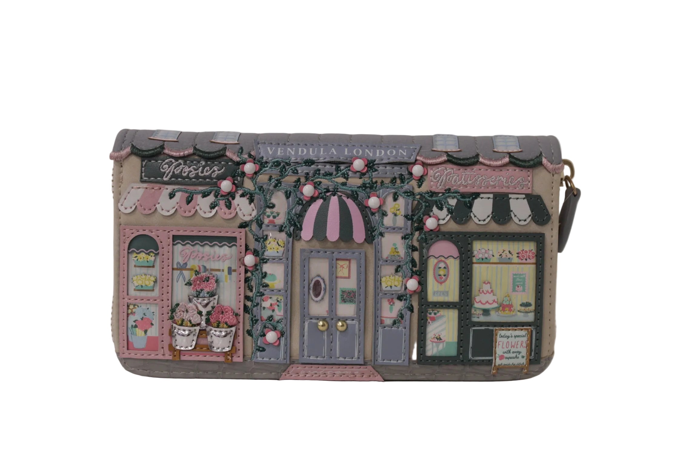 Portafoglio Large VENDULA LONDON POESIES AND PATISSERIES - F58483541