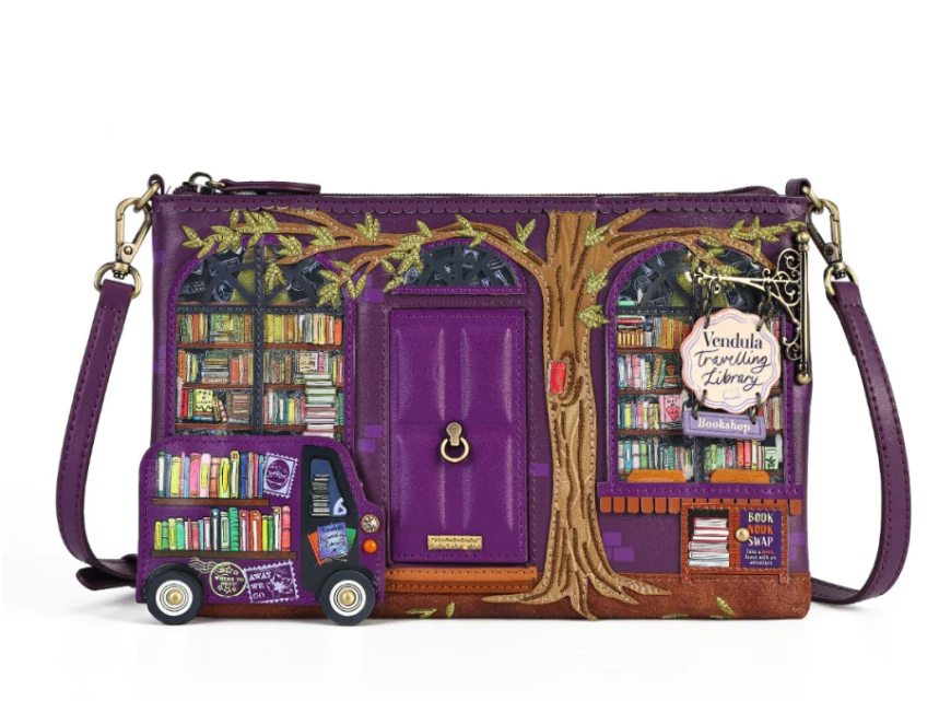 Pochette VENDULA LONDON TRAVELLING LIBRARY BOOKSHOP - K80433651