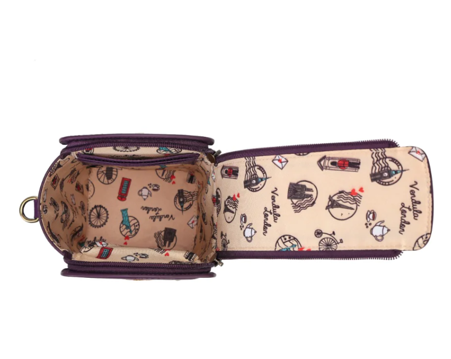 Borsa a Tracolla VENDULA LONDON TRAVELLING LIBRARY BOOKSHOP - K14573651