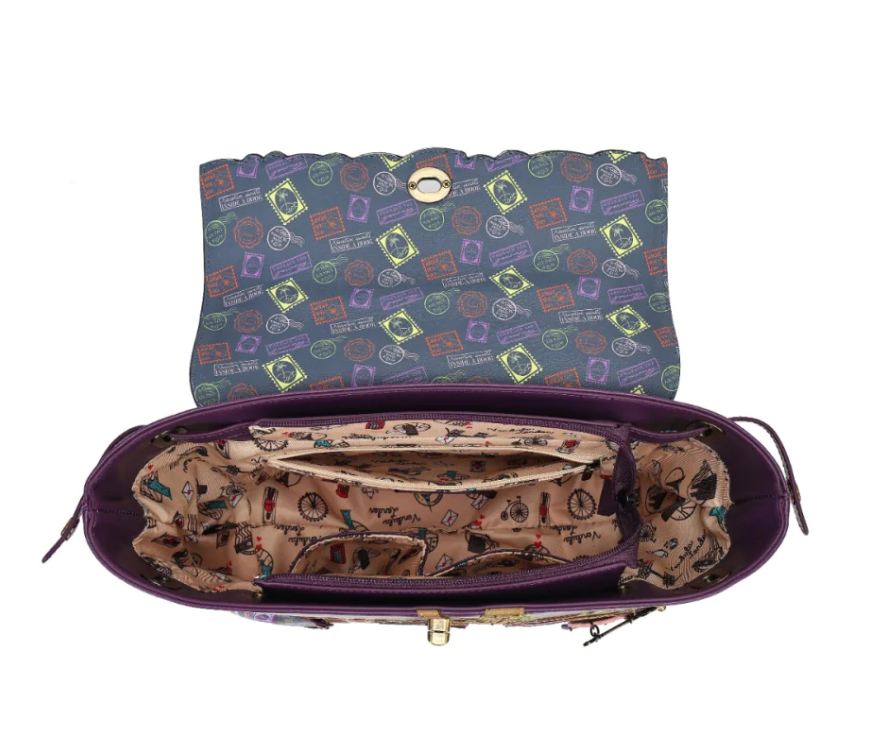 Borsa a Mano VENDULA LONDON TRAVELLING LIBRARY BOOKSHOP - K10863651
