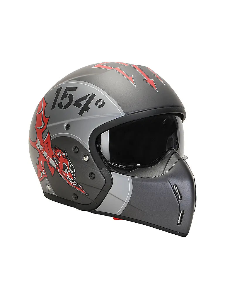 Casco da moto  AERONAUTICA MILITARE - 154° Gruppo Diavoli Rossi SCOKS0925UA00014