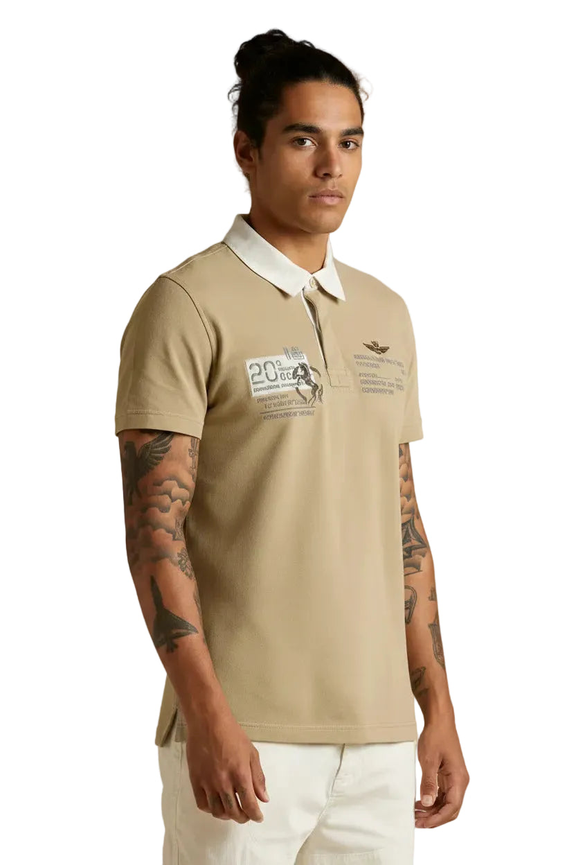 Polo maniche corte AERONAUTICA MILITARE - 261PO1919UP00404