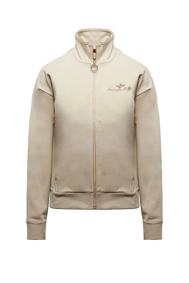 Felpa Donna Maniche Lunghe Full Zip AERONAUTICA MILITARE - 262FE2126DF00662