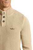 Maglione Collo Alto con Bottoni AERONAUTICA MILITARE - 262MA1572UL00409