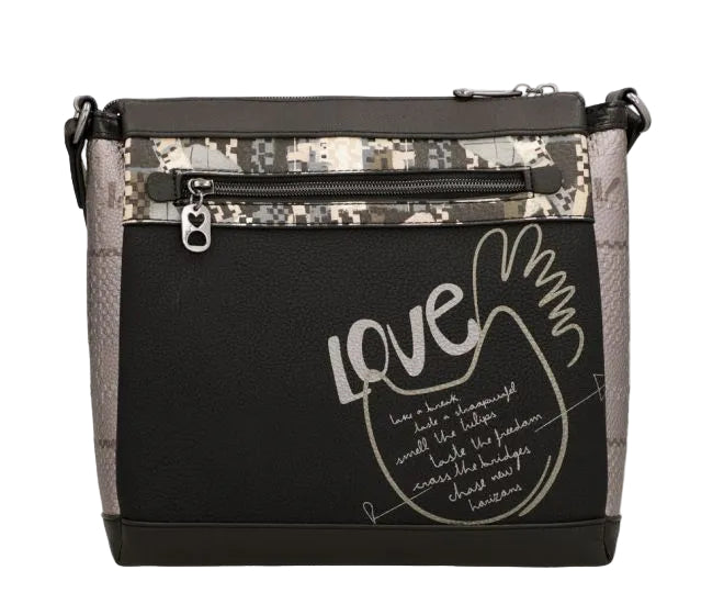 Borsa a Tracolla 3 Scomparti ANEKKE IRON - 43753-039