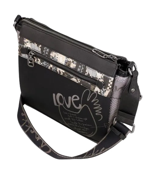 Borsa a Tracolla 3 Scomparti ANEKKE IRON - 43753-039