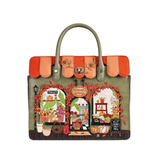 Borsa Zaino in Ecopelle VENDULA LONDON FLOWER SHOP HARRIET- K15293631