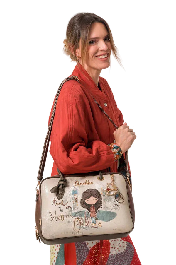 Borsa Quadrata con Doppio Manico ANEKKE TULIP - 43701-431