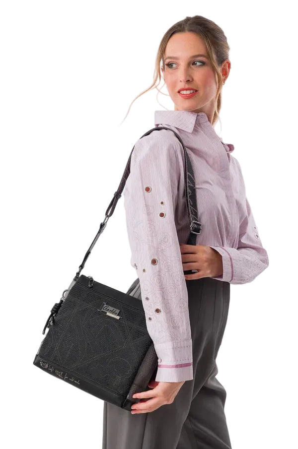 Borsa a Tracolla 3 Scomparti ANEKKE IRON - 43753-039