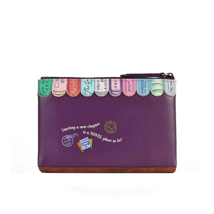 Portamonete con Zip VENDULA LONDON TRAVELLING LIBRARY BOOKSHOP - F37493651