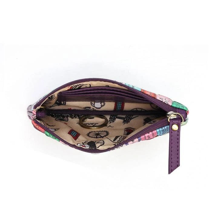 Portamonete con Zip VENDULA LONDON TRAVELLING LIBRARY BOOKSHOP - F37493651
