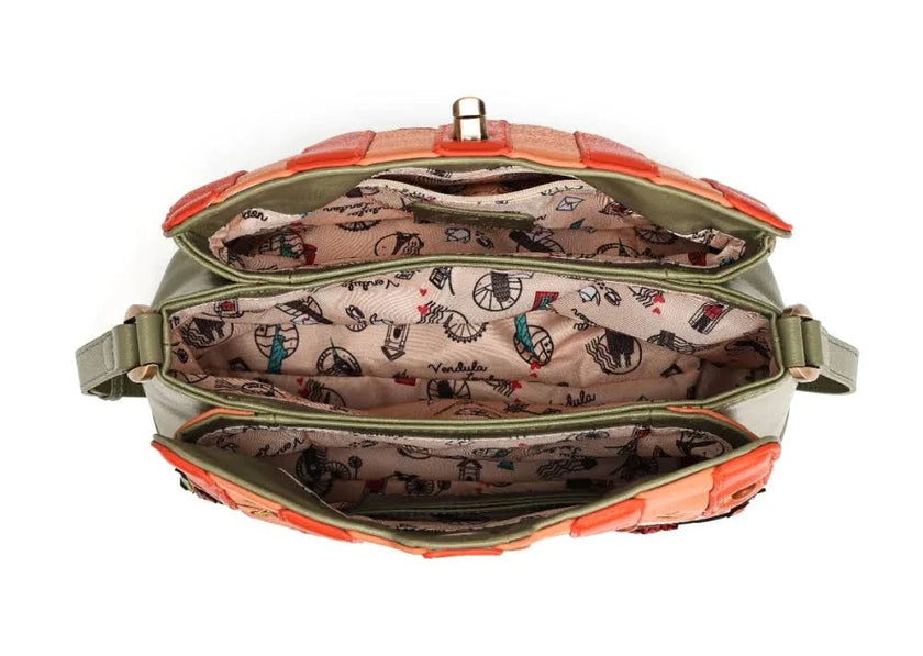 Borsa a Tracolla in Ecopelle VENDULA LONDON FLOWER SHOP - K15513631