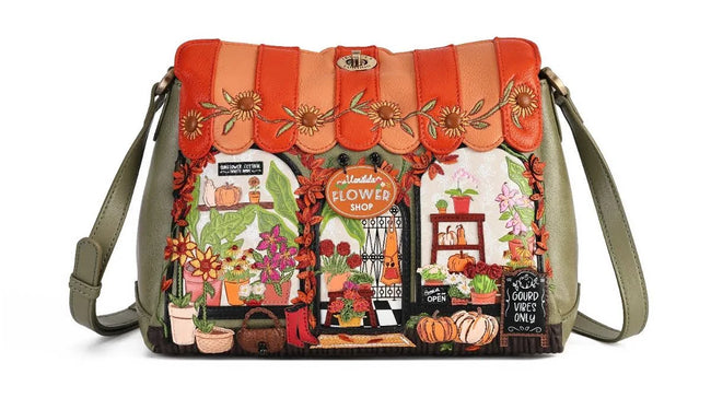 Borsa a Tracolla in Ecopelle VENDULA LONDON FLOWER SHOP - K15513631
