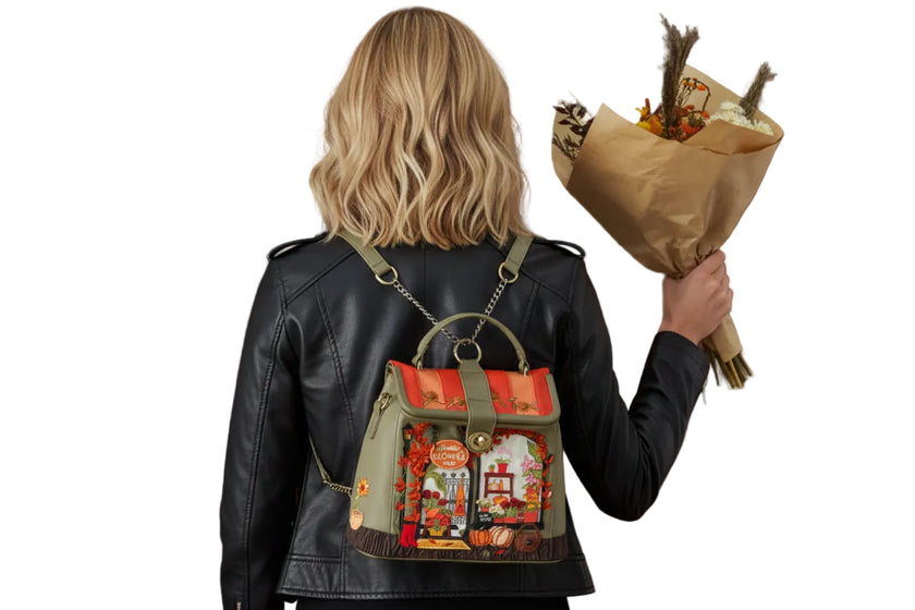 Zaino borsa in Ecopelle VENDULA LONDON FLOWER SHOP LYLA BAG - K15313631
